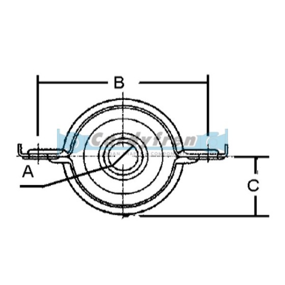 CENTER SUPPORT BEARING RENAULT KANGOO