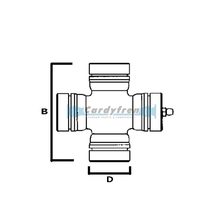 CRUZ Ø29 x 49 TOYOTA LAND CRUISER ENGRASE DADO