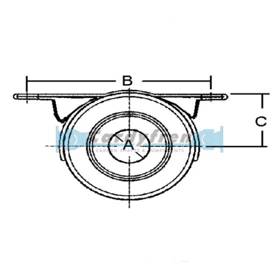 CENTER SUPPORT BEARING AUDI A6