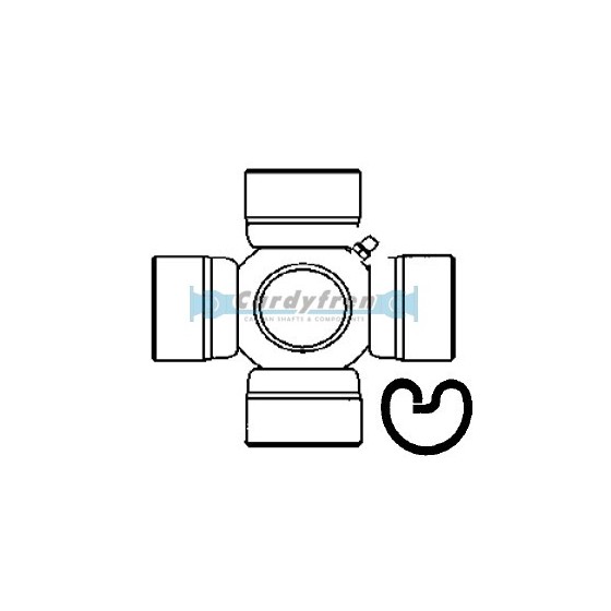 U-JOINT 27x92 1330 SERIES SIDE LUBE