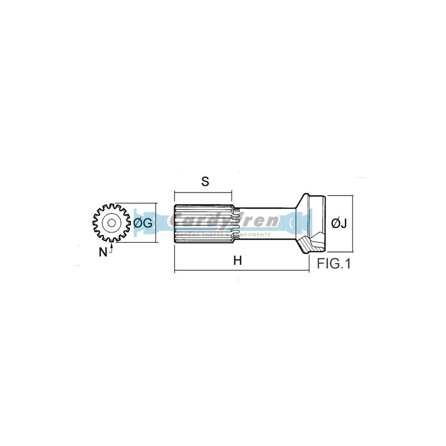 EMBOUT COULISSANT S.1300/1310