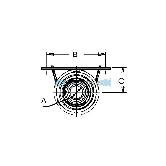 CENTER BEARING FOR DRIVESHAFT BMW 26127501257