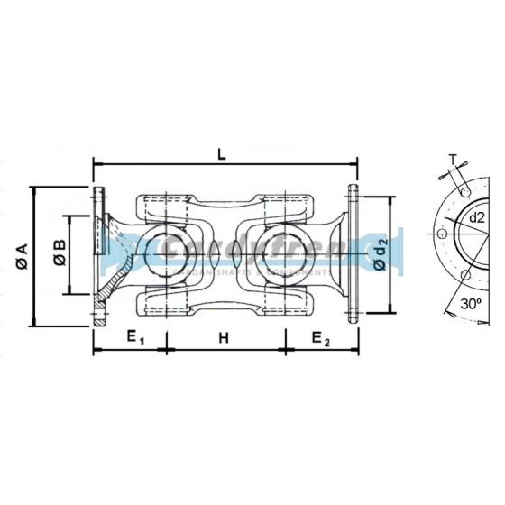 JS JOINT DOUBLE ELBE 0.106 120 mm