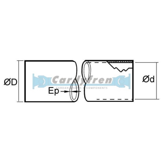 TUBO 40x2 mm