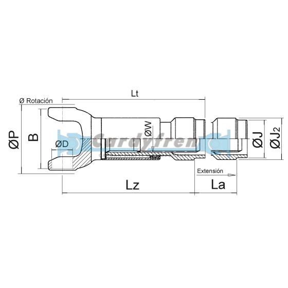 MACHOIRE A COULISSE ORIGINAL SERIE 43 - 287.10