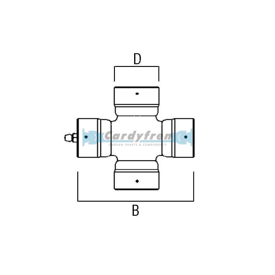 CROISILLON DANA SPICER 6860 (2060) SERIES GRAISSAGE CENTRALISÉ