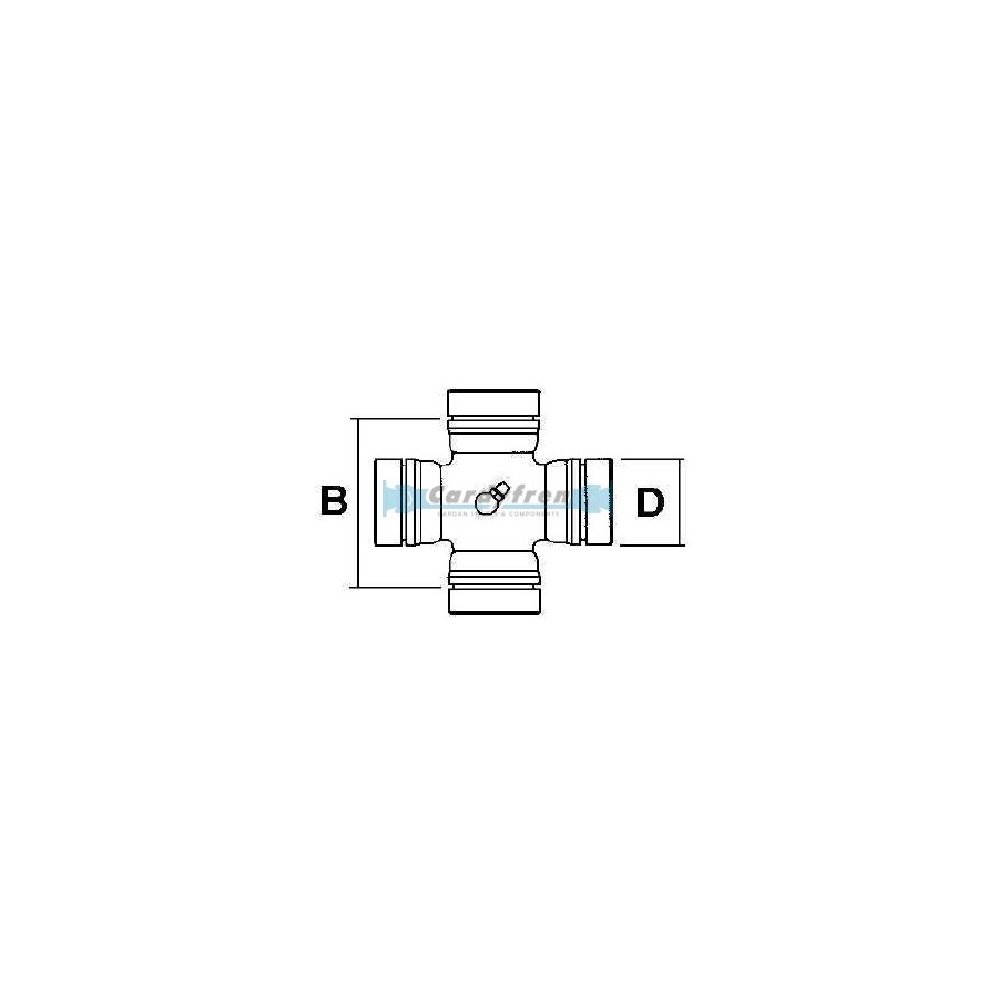 CROISILLON Ø 23,82x34,98/38.98 GRAISSAGE CENTRAL