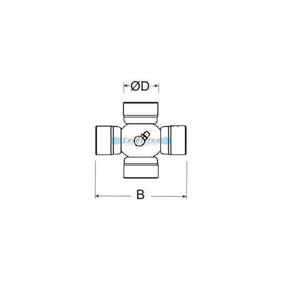 CRUZ Ø 65x172 E/C SERIE 6865 (2065)
