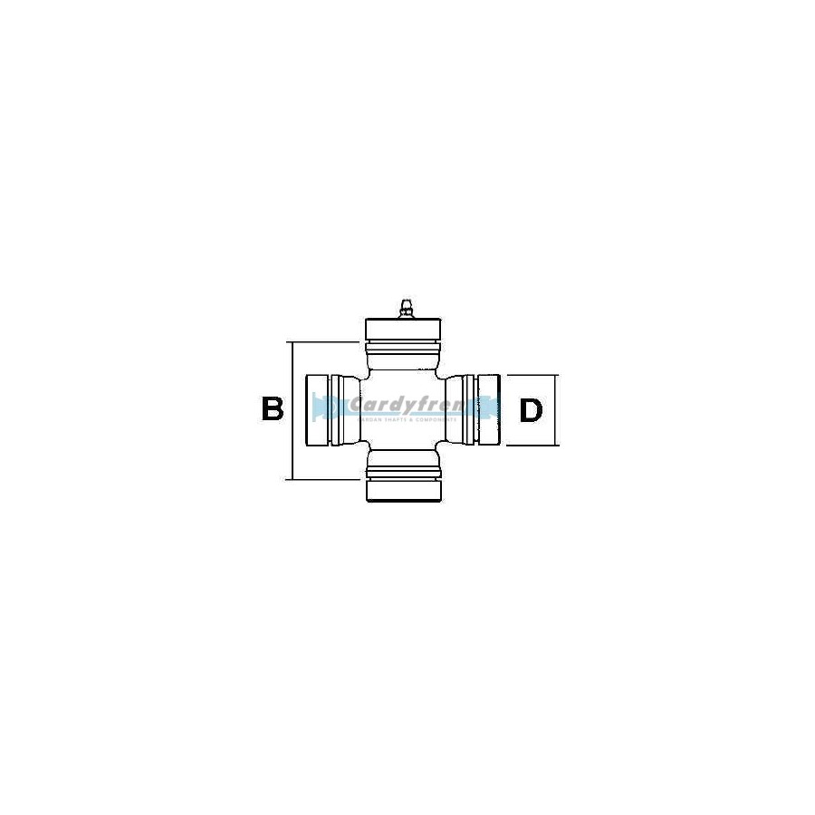 CROISILLON Ø25x40 MAZDA / NISSAN GRAISSAGE AVEC ROULEMENT