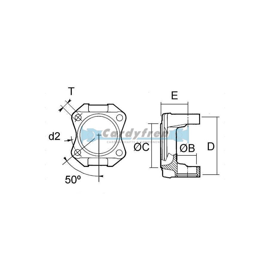 SPICER S.1310 SAE 98.5x4x9.7