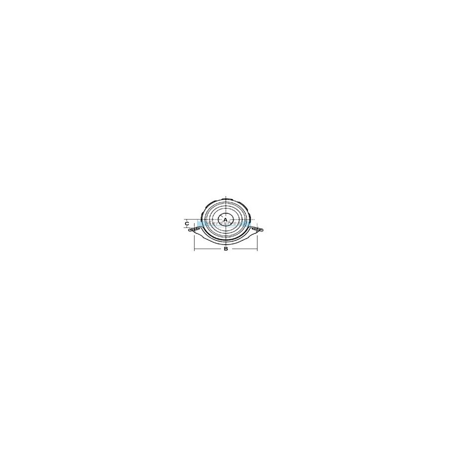 Center support bearing Mercedes Benz (equiv. 1244100181)