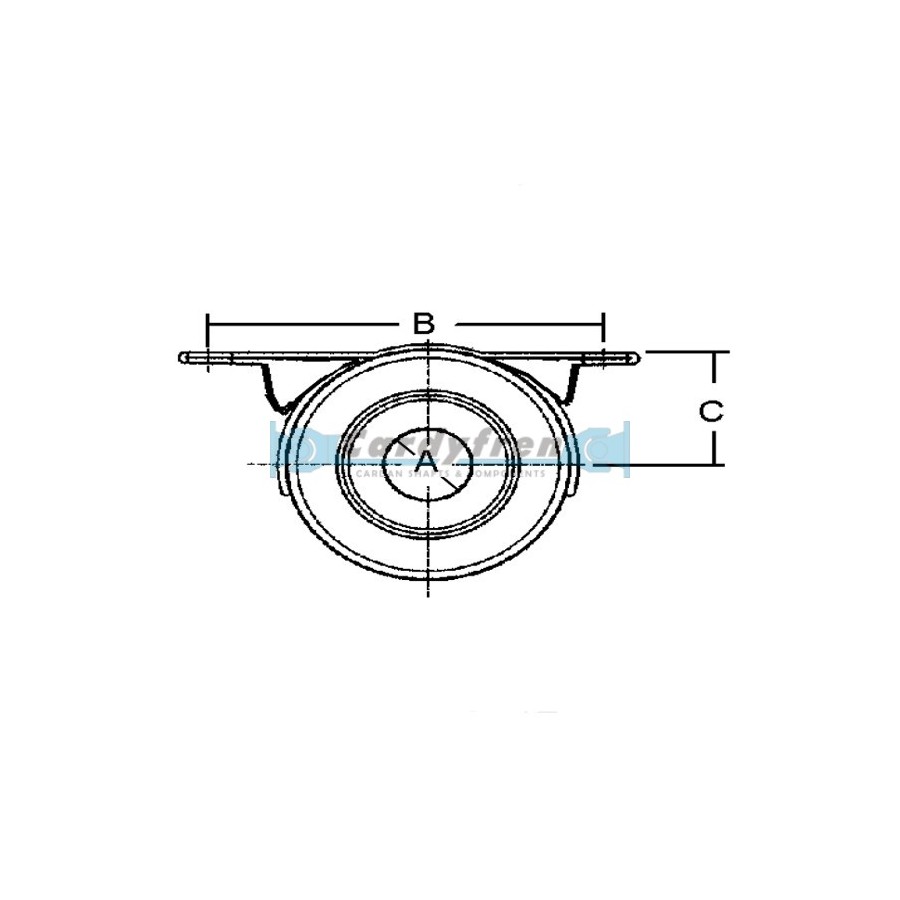 Center support bearing Range Rover Sport 2006-2011