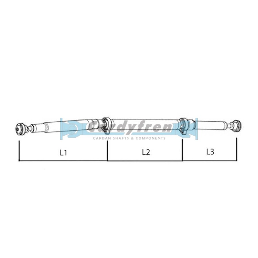 Transmission a cardan Land Rover Freelander II 2040mm