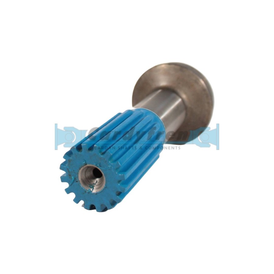 Barrón Estriado S,1350, H-142,8, ØJ-59,5, ØG-38,1, S-63,5, N-16, T/63,5x2,1