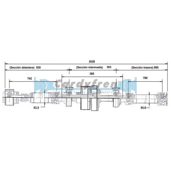 TRANSMISION DELANTERA LAND ROVER FREELANDER