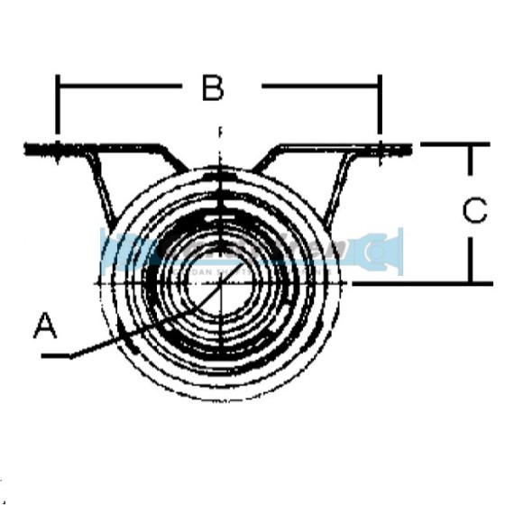 CENTER SUPPORT BEARING FORD TRANSIT