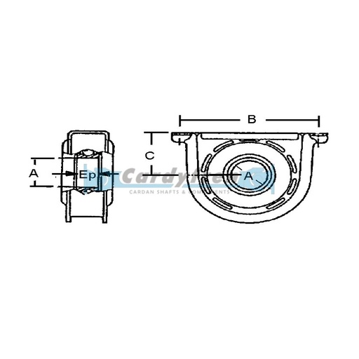 Soporte Rodamiento Klein MAN Monotron 490